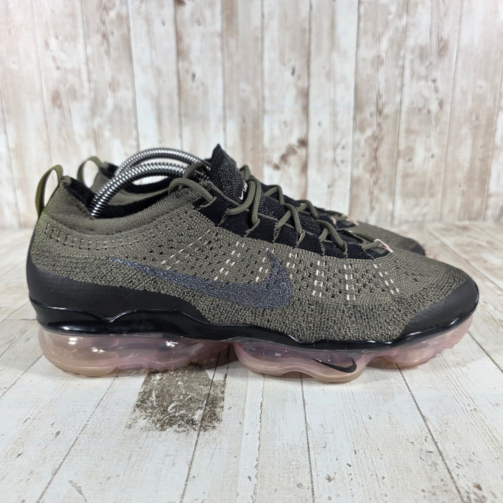 Nike Air VaporMax 2023 Flyknit Olive Green Black DV1678-200 Womens 9.5